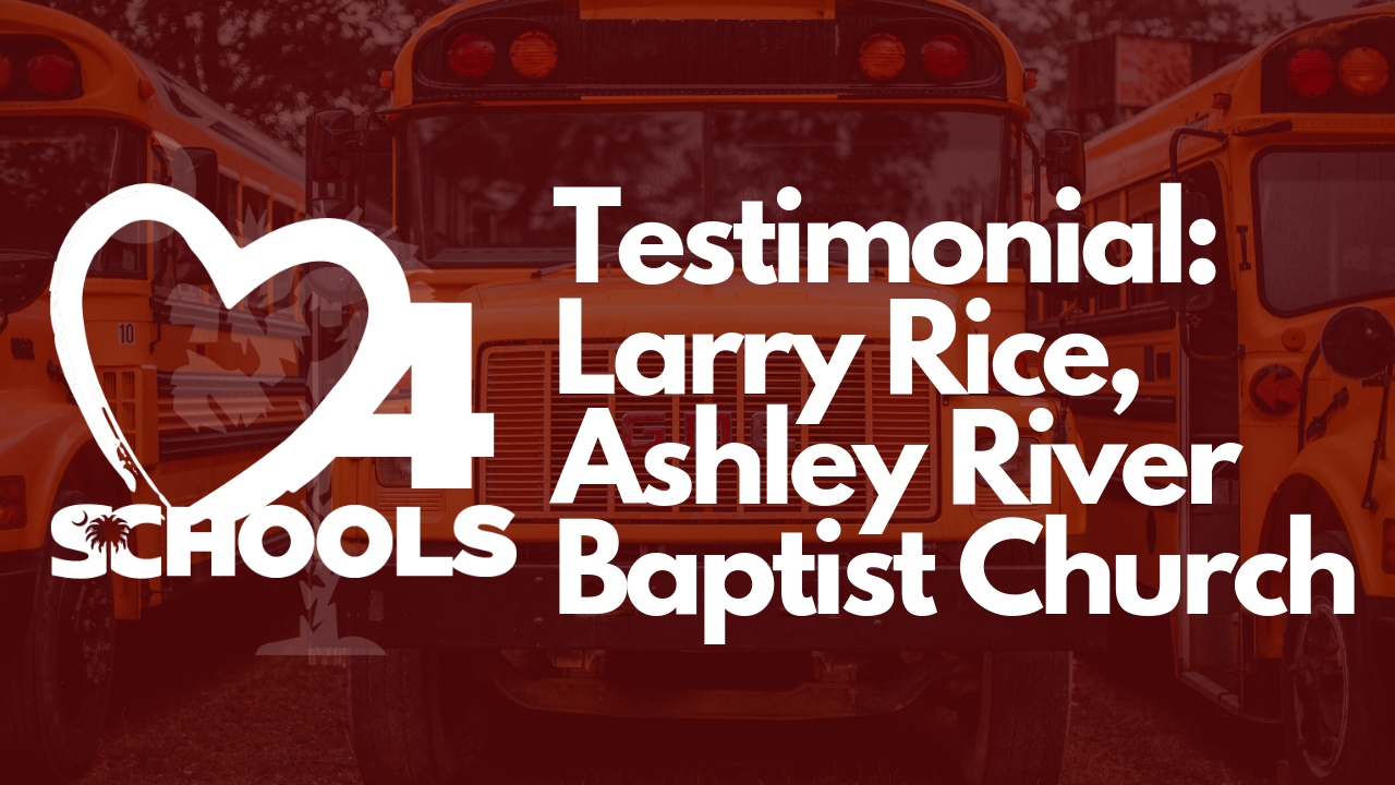 Heart 4 Schools Testimonial: Ashley River Baptist Church
