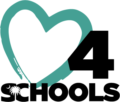 H4S logo Teal Heart with black font