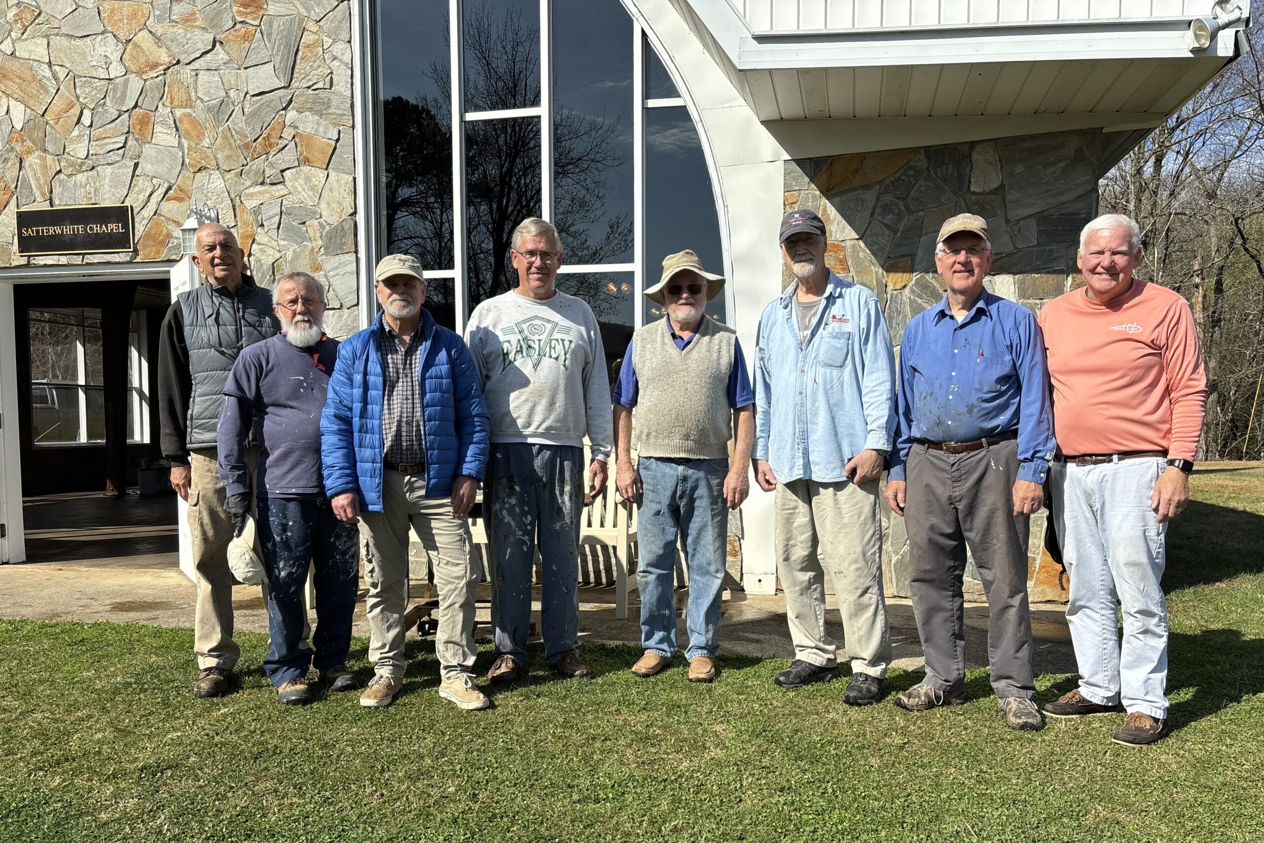 Retirees Serving the Lord through Construction